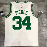 Boston Celtics NBA凯尔特天队复古白色 34号皮尔斯
