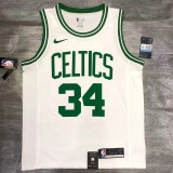 Boston Celtics NBA凯尔特天队复古白色 34号皮尔斯