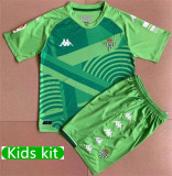 Kids kit 21-22 Real Betis (Goalkeeper) Kids kit Thailand Quality