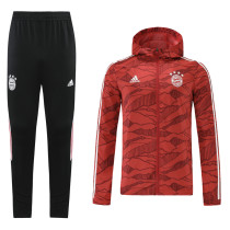 21-22 Bayern München (Red) Windbreaker Soccer Jacket Training Suit