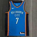 Oklahoma City Thunder  雷霆队 蓝色 7号 安东尼