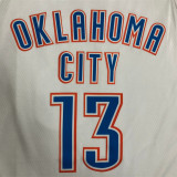 Oklahoma City Thunder 雷霆队 白色 13号 哈登