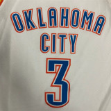 Oklahoma City Thunder 雷霆队 白色 3号 保罗