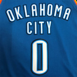 Oklahoma City Thunder  雷霆队 蓝色 0号 威少
