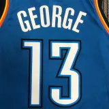 Oklahoma City Thunder  雷霆队 蓝色 GEORGE 13号乔治