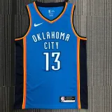 Oklahoma City Thunder  雷霆队 蓝色 GEORGE 13号乔治