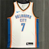 Oklahoma City Thunder 雷霆队 白色 7号 安东尼