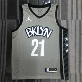 Brooklyn Nets 篮网队 飞人款 灰色 21号 阿尔德里奇