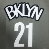 Brooklyn Nets 篮网队 飞人款 灰色 21号 阿尔德里奇