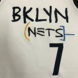 Brooklyn Nets  篮网队 涂鸦（白色） 7号 杜兰特