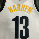 Brooklyn Nets  篮网队 涂鸦（白色） 13号 哈登