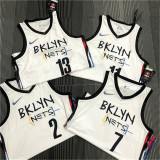 Brooklyn Nets  篮网队 涂鸦（白色） 7号 杜兰特