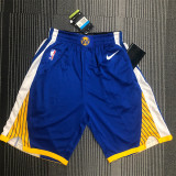 Golden State Warriors  勇士队 常规蓝色 短裤