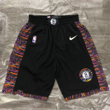 Brooklyn Nets  20赛季篮网队城市版（迷彩）黑色短裤
