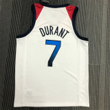 USA Basketball ,Dream 2021年奥运会 USA 美国队 白色 7号 杜兰特