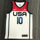 USA Basketball ,Dream  2021年奥运会 USA 美国队 白色 10号 塔图姆