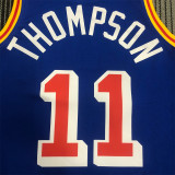 Golden State Warriors NBA 75周年勇士队复古球衣 11号 汤普森