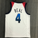 USA Basketball ,Dream 2021年奥运会 USA 美国队 白色 4号 比尔