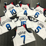 USA Basketball ,Dream  2021年奥运会 USA 美国队 白色 6号 利拉德