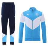 21-22 Manchester City (blue) Jacket Adult Sweater tracksuit set