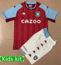 Kids kit 21-22 Aston Villa home Thailand Quality