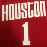 Houston Rockets   火箭队 复古红 1号 麦迪