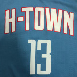 Houston Rockets  21赛季火箭队城市版 蓝色 13号 哈登