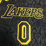 Los Angeles Lakers  湖人队 蛇纹  WESTBROOK 0号 威少