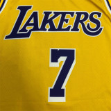 Los Angeles Lakers 湖人队圆领 黄色 7号 安东尼