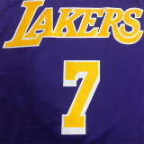 Los Angeles Lakers  湖人队圆领 紫色（飞人款）7号 安东尼