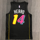 Miami Heat NBA  22赛季 热火队 城市版 14号 希罗