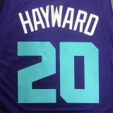 Charlotte Hornets 黄蜂队 紫色 20号 海沃德
