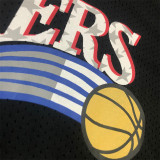 Philadelphia 76ers  Mitchellness 76人队 黑色 3号 艾佛森 复古网眼短袖