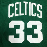 Boston Celtics  Mitchellness 凯尔特人队 绿色 33号 伯德 复古网眼短袖