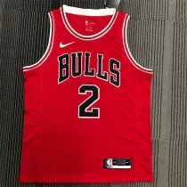 Chicago Bulls NBA 公牛队 红色 2号 鲍尔
