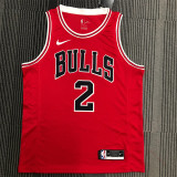 Chicago Bulls NBA 公牛队 红色 2号 鲍尔