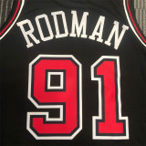 Chicago Bulls NBA 公牛队 黑色 91号 罗德曼