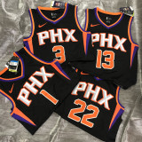 Phoenix Suns 太阳队 黑色 1号 布克