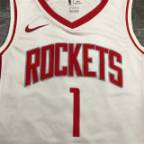 Houston Rockets 21赛季火箭队 白色 1号 麦迪