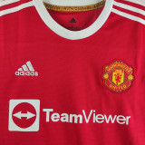 21-22 Manchester United home Fans Version Thailand Quality