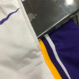 Los Angeles Lakers   湖人队 白色 球裤