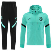 21-22 Inter milan (green) Jacket and cap set training suit Thailand Qualit