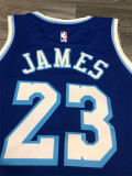 Los Angeles Lakers  湖人队拉丁复古歌手联名版蓝色23号 詹姆斯