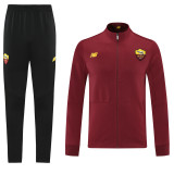 21-22 AS Roma (Red) Jacket Adult Sweater tracksuit set