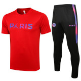 21-22 Paris Saint-Germain (Red) Polo Jersey Thailand Quality seit