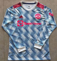 21-22 Manchester United Away Long sleeve Thailand Quality