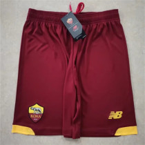 21-22 AS Roma home Soccer shorts Thailand Quality