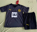 Kids kit 21-22 Borussia Dortmund Away Thailand Quality