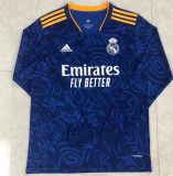 21-22 Real Madrid Away Long sleeve Thailand Quality