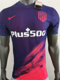 21-22 Atletico Madrid Away Player Version Thailand Quality